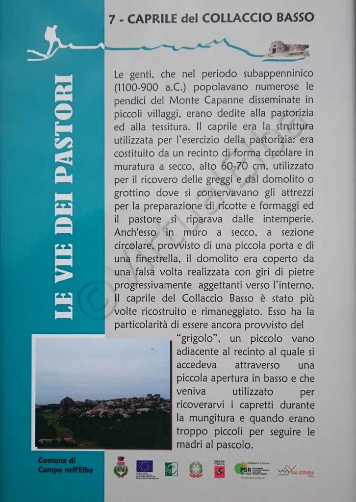 Descriptive sign of the Park Authority's Domolito