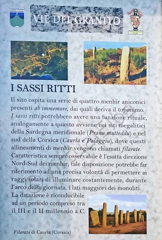 Sassi Ritti descriptive sign