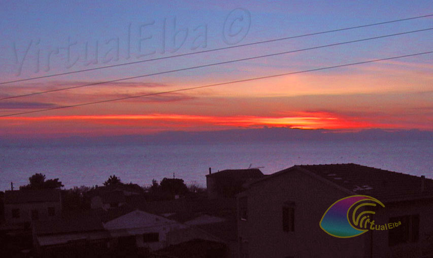 Sunset in Pomonte