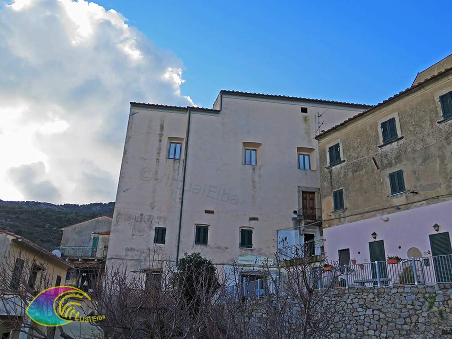 The side facade of the Church of San Sebastiano e Fabiano