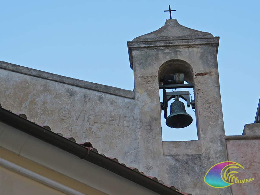 Bell tower of the Sacred Heart of Mary Church (Porto Azzurro)