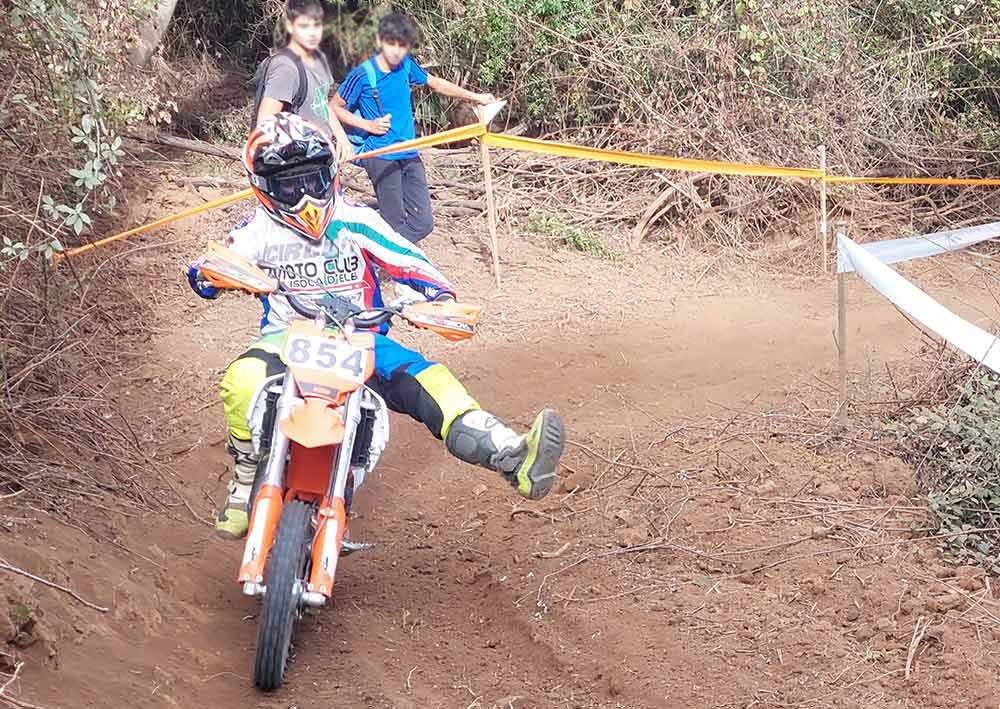 Giuliani Mattia - Tuscan championship Mini Enduro 2023 - competition held on the island of Elba in 2023